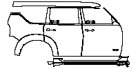 Nissan Armada (US) Exterior 2025 - (right) Door+Side Skirt+Rear Fender (with ''V6T'' emblem on front door)
