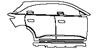Geely EX2 Exterior 2025 - (right) Door+Rear Fender+Side Skirt
