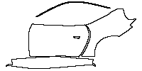 Ferrari Amalfi Exterior 2025 - (left) Door+Rear Fender+Side Skirt