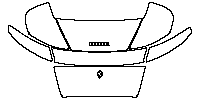 Ferrari Amalfi Exterior 2025 - Trunk Lid (with ''FERRARI'' emblem)