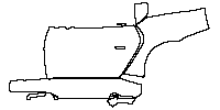 Ferrari 12Cilindri Exterior 2025 - (left) Door+Side Skirt+Rear Fender