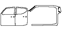KIA Tasman Pick-up 2025 - (left) Door+Rear Fender+Side Skirt