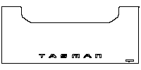 KIA Tasman Pick-up 2025 - Trunk Lid (with ''TASMAN'' , ''4X4'' emblems)