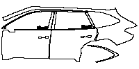 Subaru Outback (US) Limited 2021 - (left) Door+Rear Fender