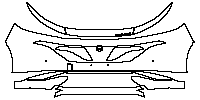 Nissan Murano SV 2025 - Bumper+Headlamp (with 2 PDC)