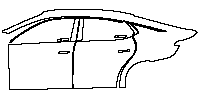 Togg T10F Exterior 2025 - (left) Door+Rear Fender