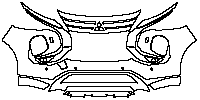Mitsubishi Outlander (NA) Exterior 2025 - Bumper+Headlamp (with 4 PDC)