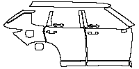 Mitsubishi Outlander (NA) Exterior 2025 - (right) Door+Side Skirt+Rear Fender