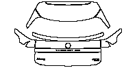 Volkswagen Teramont Pro Exterior 2025 - Trunk Lid (with ''TERAMONT PRO'', ''上汽大众'', ''450TSI 4MOTION'' emblems)