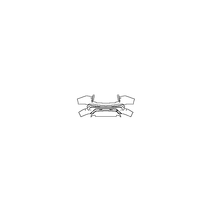 Volkswagen Teramont Pro Exterior 2025 - Rear Bumper (with 6 PDC)