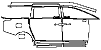 WEY Gaoshan 7 Exterior 2025 - (right) Door+Side Skirt+Rear Fender