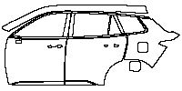 Ford Ford Equator Sport Exterior 2025 - (left) Door+Rear Fender+Side Skirt
