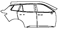 Ford Ford Equator Sport Exterior 2025 - (right) Door+Rear Fender+Side Skirt