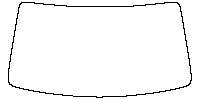 Maextro Window 2025 - Windshield (inside) (without mirror and dotted area cutout, Edge exceeds the innder side of black cermic b
