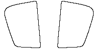 Maextro Window 2025 - Rear Quarter (Edge ends at the inner side of dotted area)