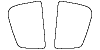 Maextro Window 2025 - Rear Quarter (Edge exceeds the innder side of black cermic by 3mm)