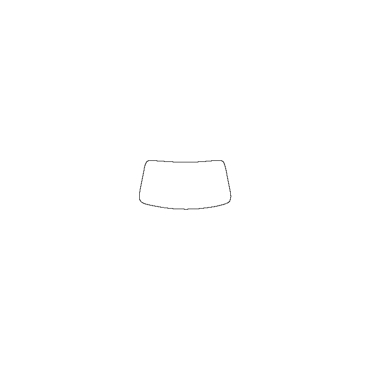 Geely Geely Galaxy XingJian 7 2025 - Windshield (inside) (without mirror cutout , Edge exceeds the innder side of black cermic b