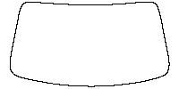 Geely Geely Galaxy XingJian 7 2025 - Windshield (inside) (without mirror cutout , Edge exceeds the innder side of black cermic b