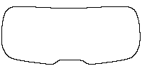 Geely Geely Galaxy XingJian 7 2025 - Rear Window (Edge ends at the inner side of dotted area)