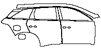 BYD Sealion 05 (CN) DM-i 2025 - (right) Door+Rear Fender+Side Skirt