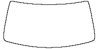 GMC Yukon XL Windows 2025 - Windshield (inside) (without mirror cutout)