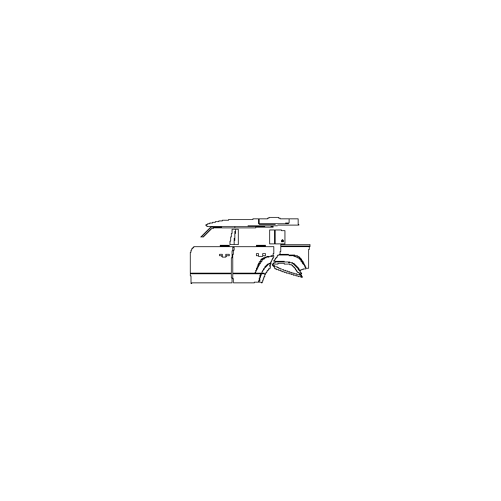 Land Rover Defender 110 2025 - (left) Door+Side Skirt+Rear Fender