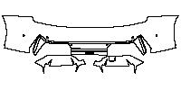 BMW iX Exterior 2021 - Rear Bumper (with 6 PDC)