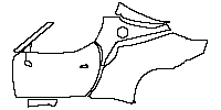 Ferrari 296 Challenge Exterior 2025 - (left) Door+Rear Fender+Side Skirt