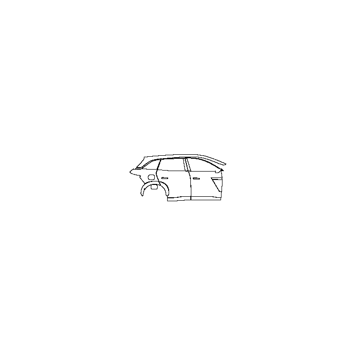 BYD Tang L Exterior 2025 - (right) Door+Rear Fender+Side Skirt