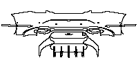 Bentley Continental Exterior 2025 - Rear Bumper (with 6 PDC)
