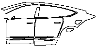 NIO ET9 Exterior 2025 - (left) Door+Side Skirt+Rear Fender