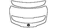 Mercedes-Benz Maybach SL Exterior 2025 - Trunk Lid (without emblem)