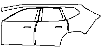 BMW iX3 Base 2025 - (left) Door+Rear Fender