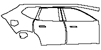 BMW iX3 Base 2025 - (right) Door+Rear Fender