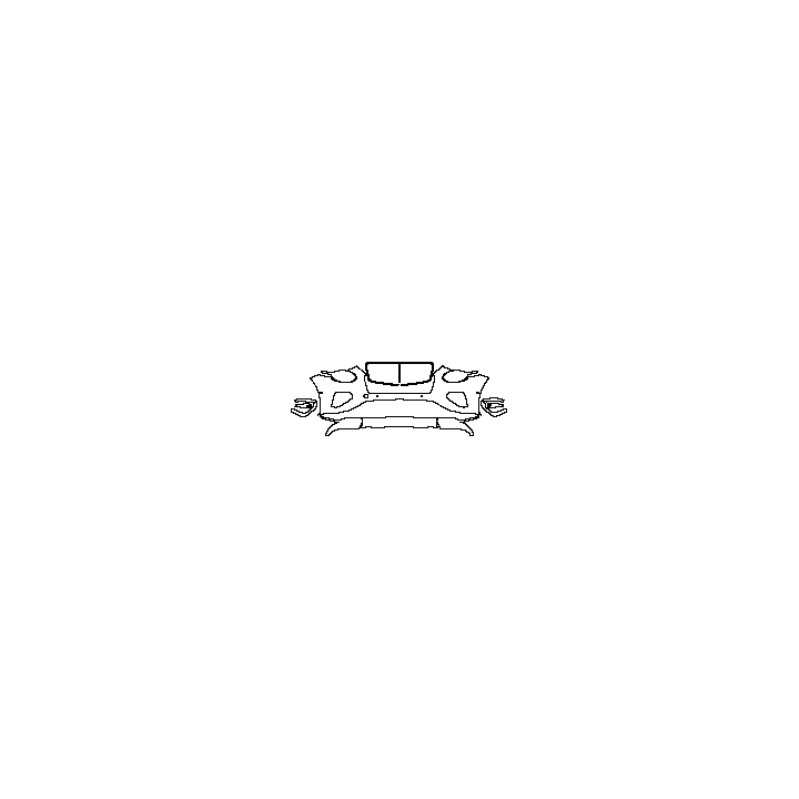 Bentley Continental Exterior 2025 - Bumper+Headlamp (with 4 PDC)