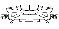 Bentley Continental Exterior 2025 - Bumper+Headlamp (with 4 PDC)