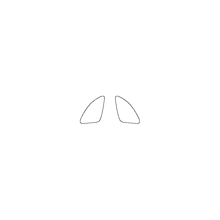 MG ZS (EU) Window 2025 - Rear Quarter (Edge ends at the inner side of dotted area)