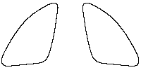 MG ZS (EU) Window 2025 - Rear Quarter (Edge ends at the inner side of dotted area)