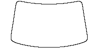 BYD Sealion 05 (CN) EV 2025 - Windshield (inside) (without mirror cutout , Edge exceeds the innder side of black cermic by 3mm)