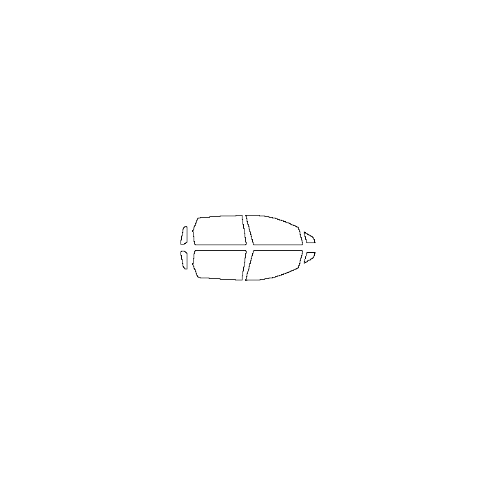 BYD Sealion 05 (CN) EV 2025 - Side Window (Edge ends at the inner side of dotted area)