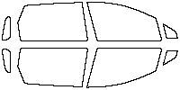 BYD Sealion 05 (CN) EV 2025 - Side Window (Edge ends at the inner side of dotted area)