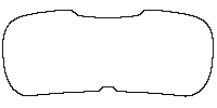 BYD Sealion 05 (CN) EV 2025 - Rear Window (Edge ends at the inner side of dotted area)