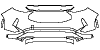 Ford Transit Custom (EU) Exterior 2025 - Bumper (with 2 PDC)