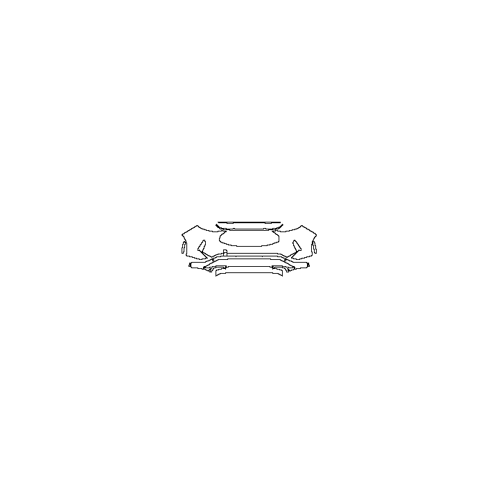 Ford Transit Custom (EU) Exterior 2025 - Bumper (with 2 PDC)