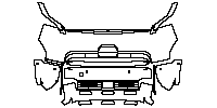 KIA PV5 Passenger 2025 - Bumper+Headlamp (with 4 PDC)