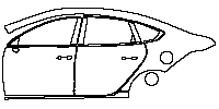 BYD Seal 05 DM-i 2025 - (left) Door+Rear Fender+Side Skirt