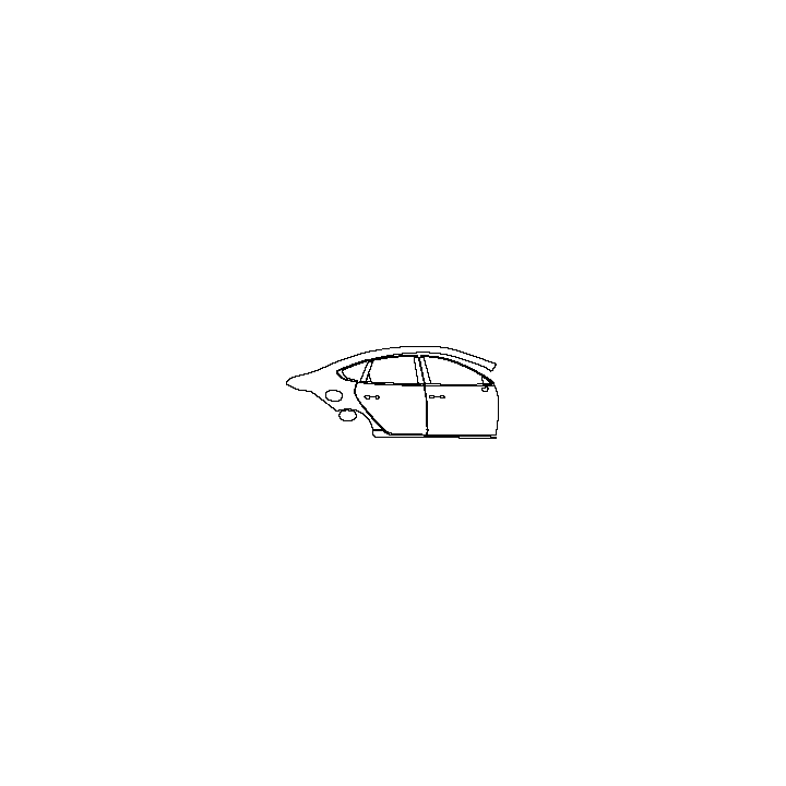 BYD Seal 05 DM-i 2025 - (right) Door+Rear Fender+Side Skirt