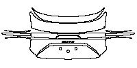 Alpine A 390 Exterior 2025 - Trunk Lid (with ''A390GT'' emblem)