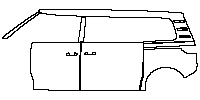 Volkswagen ID.BUZZ Extended Wheelbase 2025 - (left) Door+Rear Fender