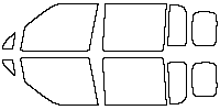 FangChengBao (BYD LEOPARD) Ti 7 Windows 2025 - Side Window (Edge exceeds the innder side of black cermic by 3mm)